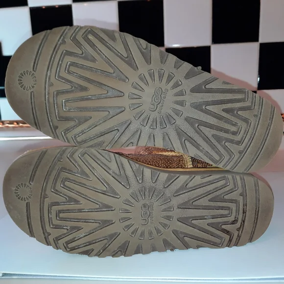 Ugg Classic Short Gold Sequin Boots - Picture 2 of 9